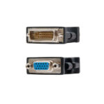 Nanocavo Adattatore DVI a SVGA - 24+5/M-HDB15/H - Colore nero - immagine 3