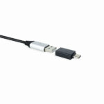 Nanocavo Adattatore da USB-C a USB 3.1 - USB-C/M-USB-A/H - Alluminio - Colore Nero - immagine 4