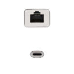 Nanocavo Convertitore da USB-C a Ethernet Gigabit 10/100/1000 Mbps - 15 cm - Colore alluminio - immagine 3