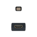 Nanocavo convertitore Mini DP a HDMI - mDP/M-HDMI A/H - 15 cm - Colore nero - immagine 2