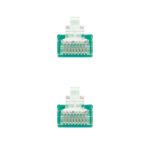 Nanocavo Cavo di rete Patch cord RJ45 CAT.6 UTP AWG24 - 30 cm - Colore verde - immagine 2