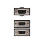Nanocavo Cavo splitter SVGA - HDB15/M-2xHDB15/H - 45 cm - Colore nero - immagine 2