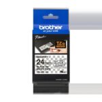 Brother TZeSE5 Nastro laminato di sicurezza originale per etichette - Testo nero su sfondo bianco - Larghezza 24 mm x 8 metri - immagine 2