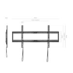 Aisens Supporto ECO ultrasottile per monitor/TV - Fino a 75 kg - Da 37 a 90 pollici - Colore nero - immagine 3