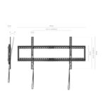 Aisens Supporto ECO inclinabile per monitor/TV - Fino a 75 kg - Da 37 a 90 pollici - Colore nero - immagine 3