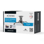 Aisens Supporto universale girevole - inclinabile da soffitto per proiettore - fino a 13,5 kg - colore nero - immagine 5