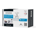 Aisens Supporto universale girevole - inclinabile da soffitto per proiettore - fino a 13,5 kg - Colore bianco - immagine 5