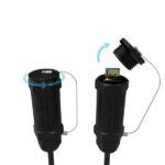 Cavo HDMI V2.1 AOC con armatura ultraveloce / HEC 8K@60HZ 4K@120HZ 4:4:4 48GBPS - A/M-A/M - 30 m - Colore nero - immagine 2