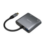 Aisens Convertitore USB-C a VGA/HDMI 4K/USB3.0/USB-C PD - USB-C/M-VGA/H-HDMI/H-USB-A/H-USB-C/H - 15CM - Colore grigio - immagine 2