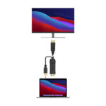 Cavo convertitore attivo HDMI 2.0 + USB ALIM. a DisplayPort V1.2 - HDMI/M-USB/M-DP/M - 1,8 m - Colore nero - immagine 4