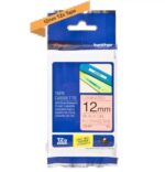 Brother TZeB31 Nastro laminato fluorescente originale per etichette - Testo nero su sfondo arancione - Larghezza 12 mm x 5 metri - immagine 2