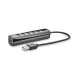 NGS Ihub7 Tiny Hub USB 2.0 - 7 porte USB 2.0 - Adattatore di alimentazione - Velocità fino a 480 Mbps - immagine 3
