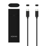 Aisens Box esterno M.2 (NGFF) NVMe a USB3.2 GEN2 - Colore nero - immagine 3