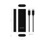 Aisens Box esterno M.2 (NGFF) NVMe a USB3.2 GEN2 - Colore nero - immagine 4