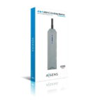 Aisens USB-C Dock 4 in 1 - USB-C a 1xHDMI - 2xUSB - 1xPD - 15 cm - Colore grigio - immagine 5