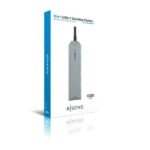 Aisens USB-C Dock 5 in 1 - USB-C a 1xHDMI - 1xRJ45 - 2xUSB - 1xPD - 15 cm - Colore grigio - immagine 5