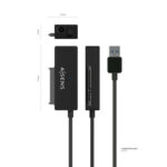 Aisens Adattatore SATA a USB-A USB 3.0/USB3.1 GEN1 per dischi rigidi da 2,5" e 3,5" con alimentatore - Colore nero - immagine 5