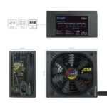 Tooq Alimentatore ATX 750W con PFC attivo - Colore nero - immagine 4