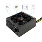 Tooq Alimentatore ATX 650W con PFC attivo - Colore nero - immagine 2