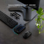 Tooq Box esterno da gioco per dischi da 2,5" HDD/SSD - Colore nero - immagine 3