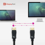 Cavo Nanocable Displayport 1.4 Certificato Vesa DP/M-DP/M 0,5 m - Colore nero - immagine 4