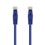 Nanocavo Cavo di rete Patch cord LSZH Cat.6A UTP AWG24 30 cm - Colore blu - immagine 2