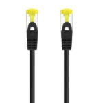 Nanocavo Cavo di rete Patch cord LSZH Cat.6A SFTP AWG26 - 30 cm - Colore nero - immagine 2