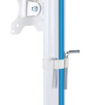 Tooq Supporto da tavolo per schermi girevole e inclinabile 17-27" - Colore bianco - immagine 4