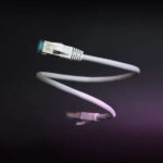 Nanocavo Cavo di rete Patch cord Cat.7 LSZH SFTP PIMF AWG26 25 cm - Colore grigio - immagine 4