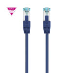 Nanocavo Cavo di rete Cat.7 LSZH SFTP PIMF AWG26 30 cm - Colore blu - immagine 2