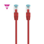Nanocavo Cavo di rete Cat.7 LSZH SFTP PIMF AWG26 30 cm - Colore rosso - immagine 2