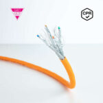 Nanocavo Cavo di rete Cat. 7 600Mhz LSZH SFTP PIMF AWG23 100m - Colore arancione - immagine 5