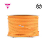 Nanocavo Cavo di rete Cat. 7 600Mhz LSZH SFTP PIMF AWG23 305m - Colore arancione - immagine 3