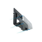 Tooq Supporto universale per lettore multimediale/router/minipc - Colore nero - immagine 2