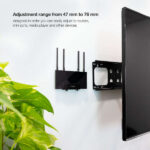 Tooq Supporto universale per lettore multimediale/router/minipc - Colore nero - immagine 4