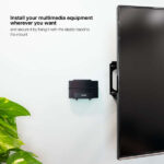 Tooq Supporto universale per lettore multimediale/router/minipc - Colore nero - immagine 5