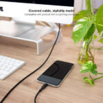 Nanocavo Cavo Lightning A USB A/M - Maglia - 1 m - Colore nero - immagine 4