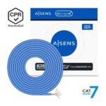 Aisens Cavo di rete RJ45 LSZH CPR Dca CAT.7 600 MHZ S/FTP AWG23 - 100M - Colore blu - immagine 3