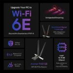 TP-Link Archer TXE72E Adattatore di rete PCIe AXE5400 Wi-Fi 6E Bluetooth 5.3 - 2 antenne rimovibili - immagine 2