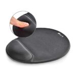 Tappetino per mouse ergonomico NGS Kilim Gel - Imbottitura in gel - Supporto per il polso - Misure 25x21 cm - Colore nero - immagine 4