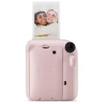 Fujifilm Instax Mini 12 Blossom Pink Fotocamera istantanea - Dimensioni immagine 62x46 mm - Flash automatico - Esposizione automatica - Mini specchio per selfie - Modalità primo piano - immagine 4