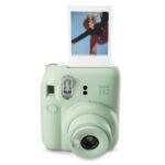 Fujifilm Instax Mini 12 Mint Green Fotocamera istantanea - Dimensioni immagine 62x46 mm - Flash automatico - Esposizione automatica - Mini specchio per selfie - Modalità primo piano - immagine 2