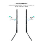 Tooq Supporto da tavolo AT-Galaxia per schermi da 23-75" - Colore nero - immagine 3