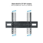 Tooq Supporto a parete per schermi da 37-80" Rotante/Inclinabile - Colore Nero - immagine 2