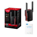 Cudy RE3000 Estensore di portata AX3000 WiFi 6 Dual Band - Fino a 2402 Mbps - Pulsante WPS - 2 antenne esterne + 1 interna - Compatibile con OFDMA, Beamforming e MU-MIMO - immagine 5
