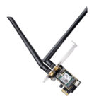 Cudy WE3000 Adattatore di rete PCI-e AX5400 WiFi 6 Tri-Banda - Bluetooth 5.2 - 2 antenne esterne