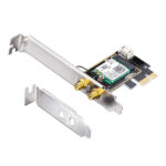 Cudy WE3000 Adattatore di rete PCI-e AX5400 WiFi 6 Tri-Banda - Bluetooth 5.2 - 2 antenne esterne - immagine 3