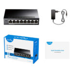 Cudy GS108 Switch 8 porte Gigabit adattabili 10/100/1000 Mbps - immagine 3