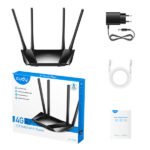 Cudy LT400 Router WiFi N 4G LTE da 300 Mbps - 1 porta Wan 10/100Mbps e 3 porte Lan 10/100Mbps - 4 antenne esterne - immagine 3