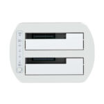 Aisens Docking station a doppio alloggiamento ASDS-D02W Sata 2.5/3.5 a USB 3.0/3.1 Gen1 - Clone - Colore bianco - immagine 3